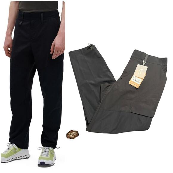 On Running Explorer Pants Men’s M Black Swiss Engineering Lightweight NEW/NWT!! - Picture 1 of 16